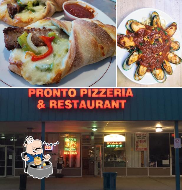 Food at Prontos Pizzeria & Restaurant