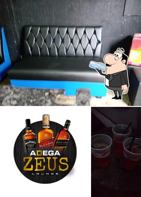 ADEGA ZEUS LOUNGE se distingue por su bebida y interior