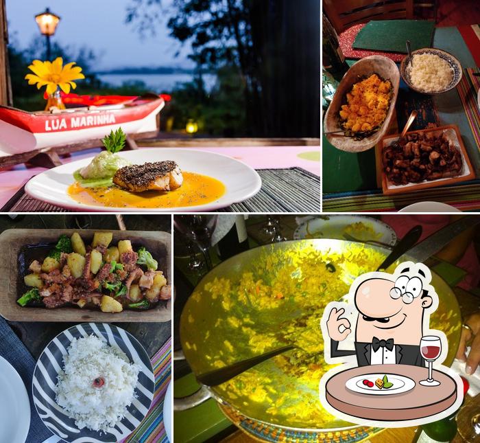 Comida em Lua Marinha