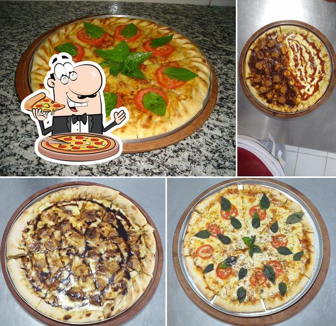 Escolha pizza no FEITORIA - Restaurante Pizzaria