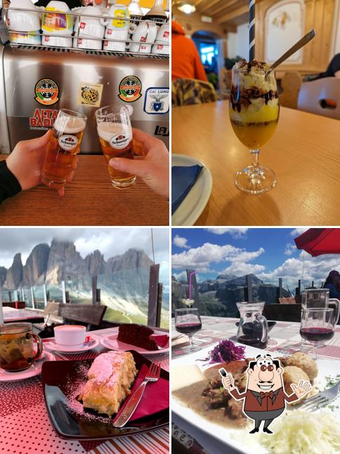 Cibo al Rifugio Col Rodella