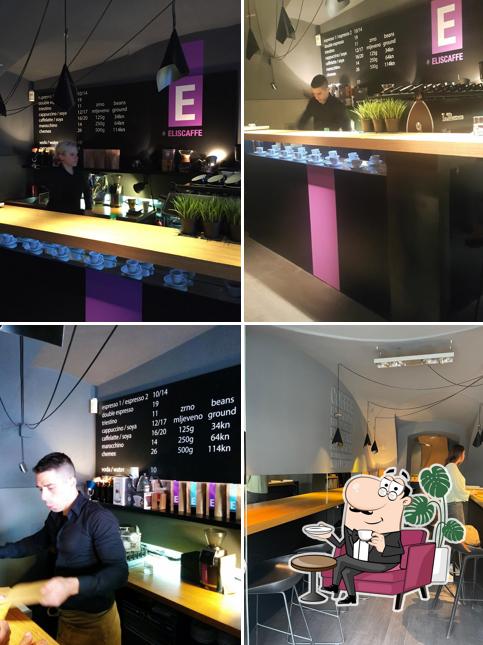 Gli interni di Eli's caffe
