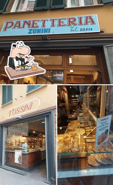 La cibo e interni del ristorante