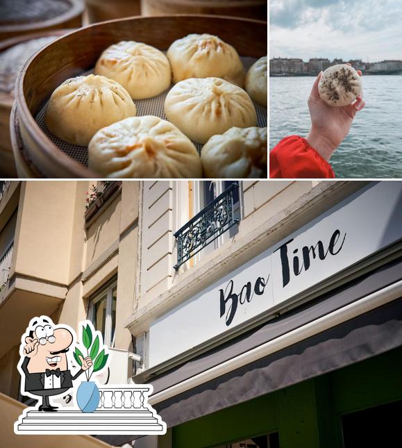 Parmi les diverses choses de la extérieur et la nourriture, une personne peut trouver sur Baotime