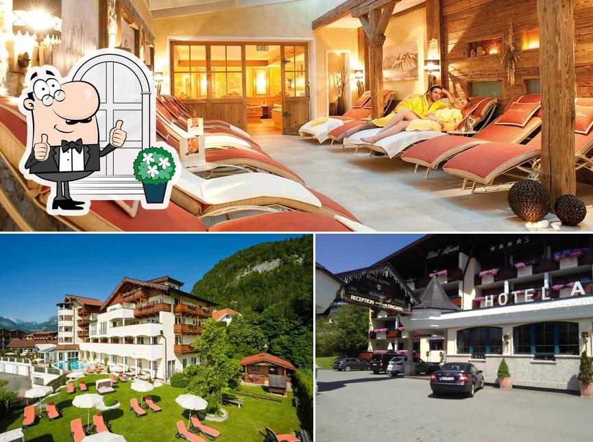 Jetez un coup d’œil à quoi ressemble Hotel Alpina 4s Wellness & Spa Resort KössenKaiserwinkl à l'extérieur