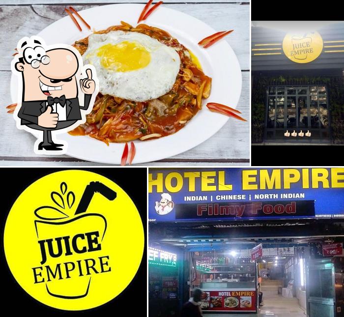 See this picture of Hotel Empire