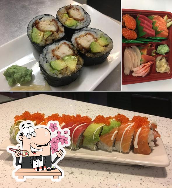 В "Sakura Sushi Bromley Restaurant and Take Away" предлагают суши и роллы