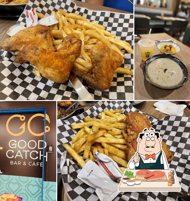 Poisson frites à Good Catch Cafe (Fairview Mall)