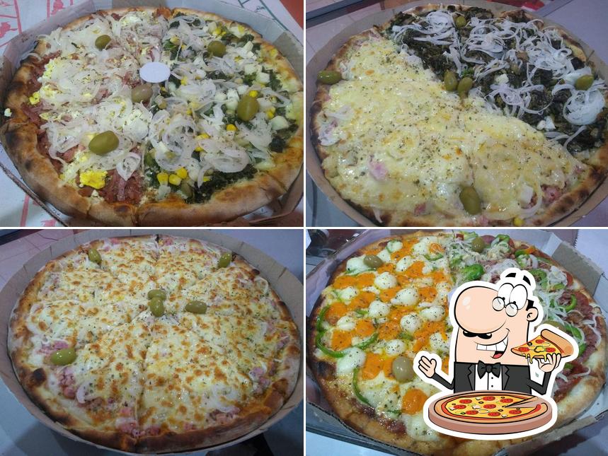 No Pizzaria Vila Lima, você pode pedir pizza