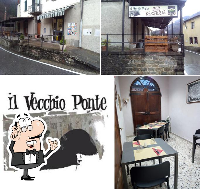 La foto di interni e esterno da Bar Pizzeria Il Vecchio Ponte