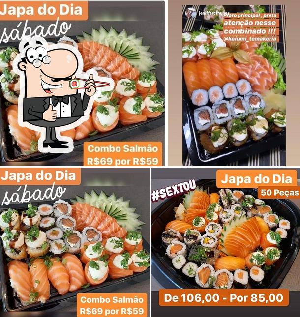 Prueba uno de sus diferentes tipos de sushi