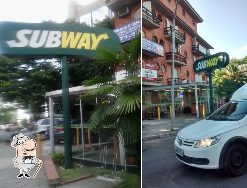 O exterior do Subway