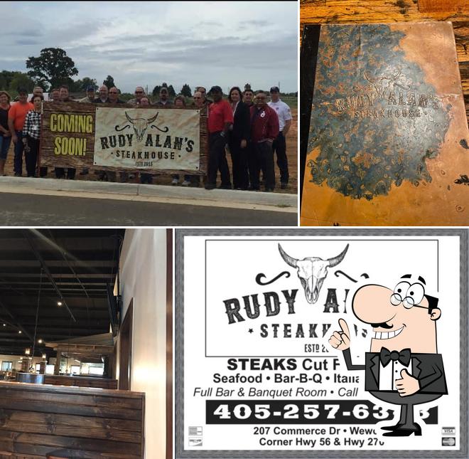 Rudy Alan's Steakhouse, 207 Commerce Dr in Wewoka Restaurant menu and
