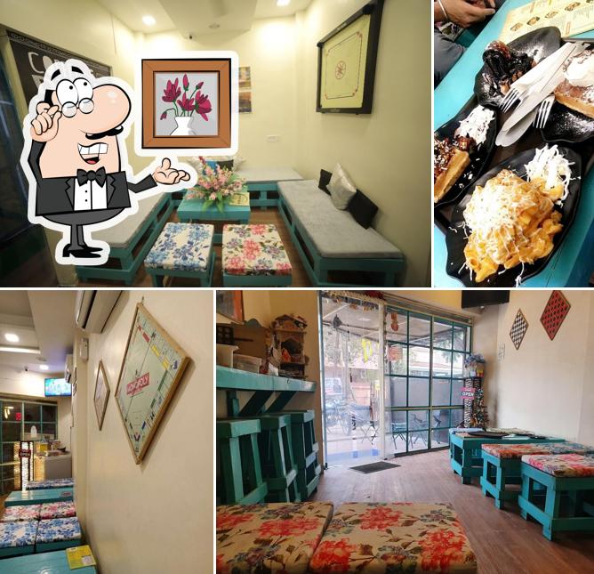 Check out how Waffle & More Saket looks inside