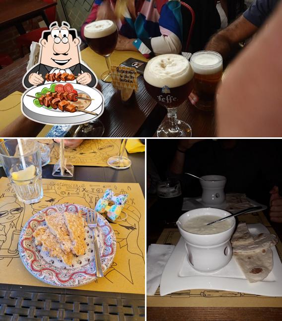 Guarda la foto che mostra la cibo e birra di Sisters Pub