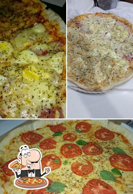 Escolha pizza no Braguini Originale Pizza