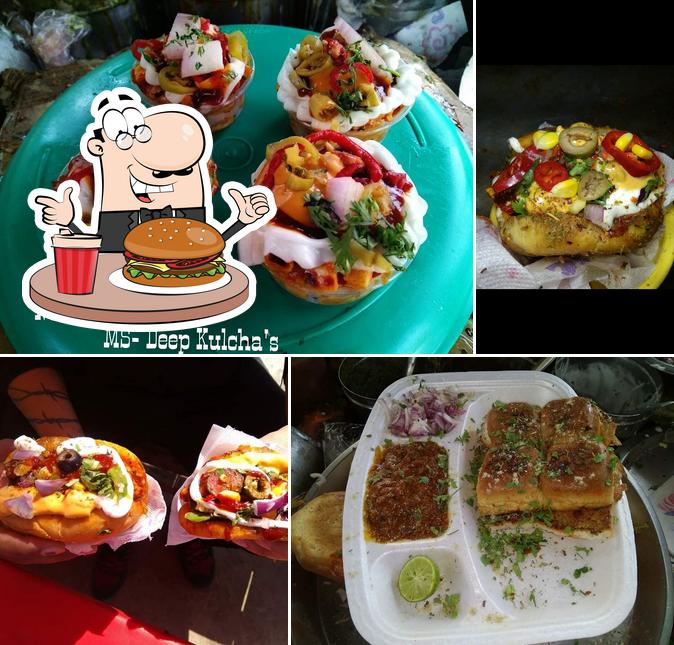 Try out a burger at Deep Kulcha’s