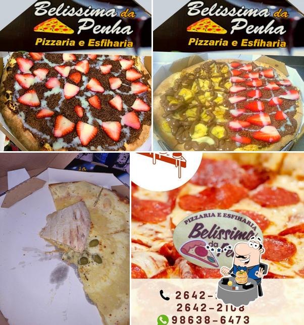 Comida em Pizzaria Belíssima Da Penha