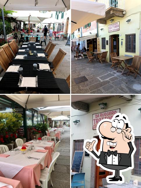 Installez-vous à l'une des tables de Da Ruggero