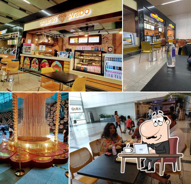 The interior of Gujarati svado @T3 arrival