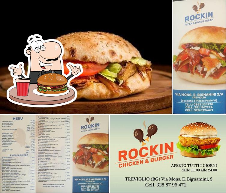 Prenditi un hamburger a Rockin