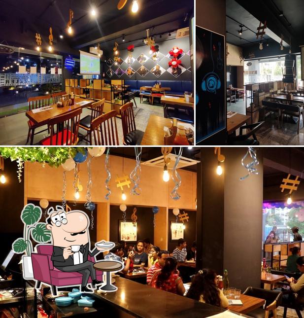 The interior of Cafe Beats - Restro Lounge, Vapi