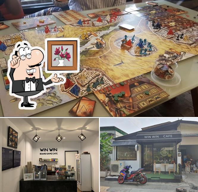 Check out how win win board game cafe looks inside