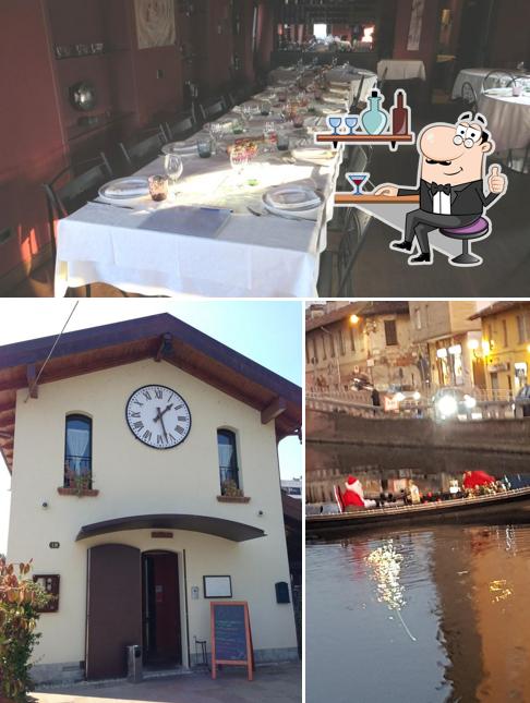 Gli interni di L'Angolo Sul Naviglio