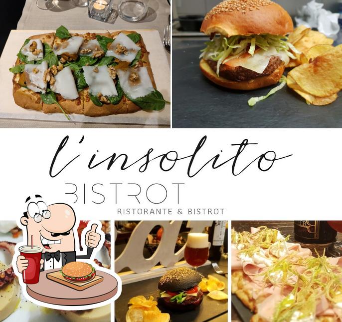 Gli hamburger di l'Insolito Bistrot potranno soddisfare molti gusti diversi