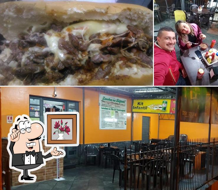 Esta é a foto ilustrando interior e comida no Tedo Lanches
