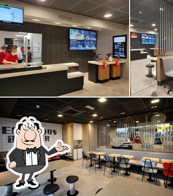 L'intérieur de McDonald's