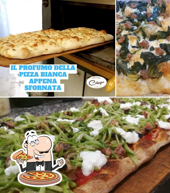 Pick pizza at Antico Forno Cotugno 1954