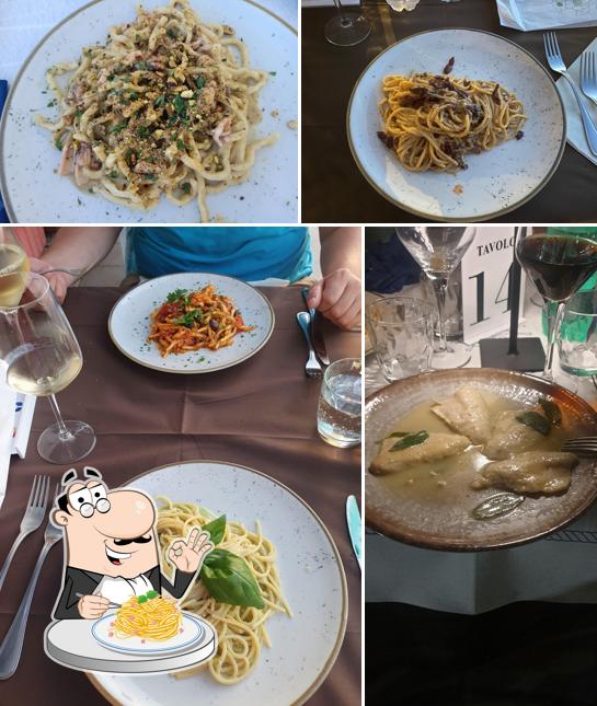 Spaghetti alla carbonara al La Martana Ristorante di Pesce Halal