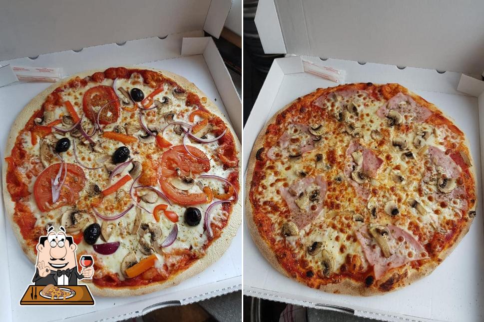 Choisissez des pizzas à Louv'erture