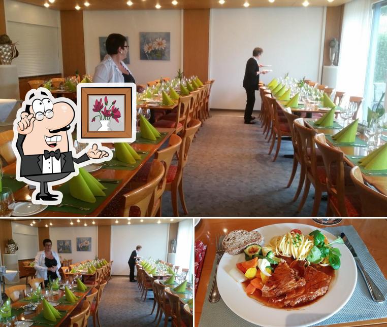 La foto della interni e la carne di Restaurant Mettlenhof