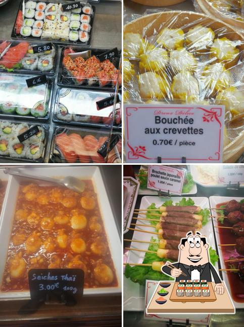 Commandez de nombreuses options de sushi