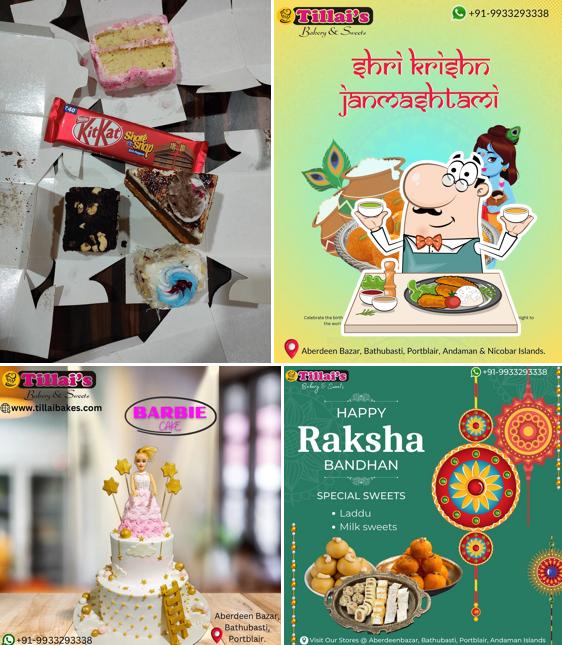 Food at Tillai's Bakery & Sweets