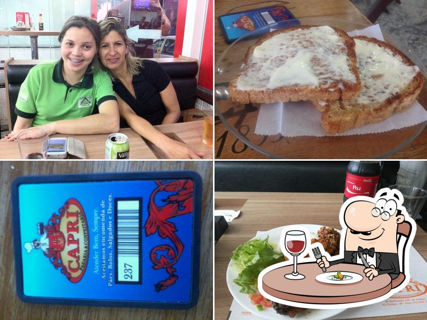 Platos en Padaria Capri