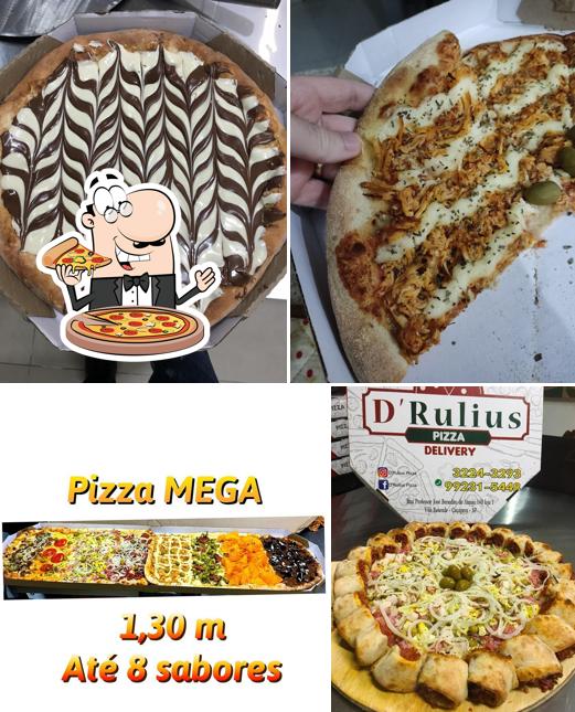 Peça pizza no D'Rulius Pizza