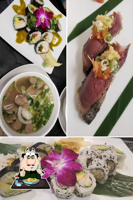 Bambu Kitchen & Sushi Bar in Oakdale Restaurant menu and reviews