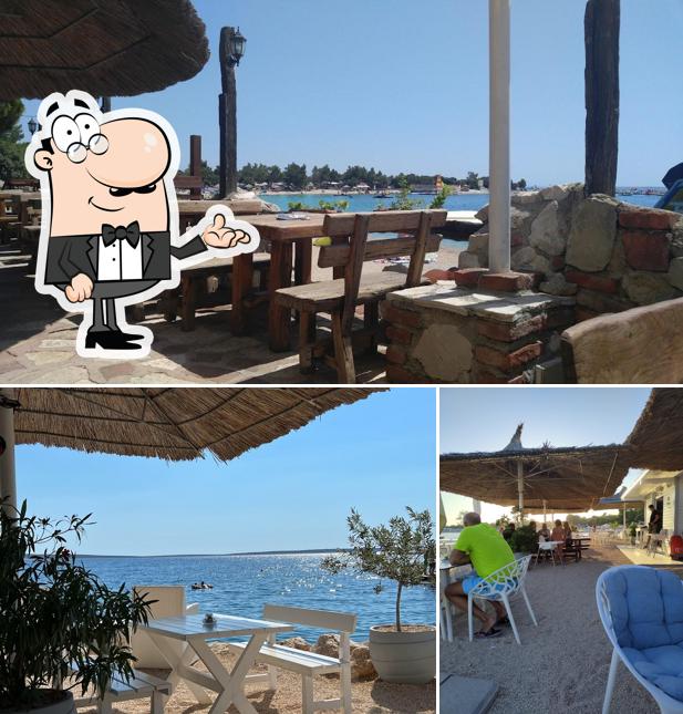 Dai un'occhiata agli interni di Beach bar Laško