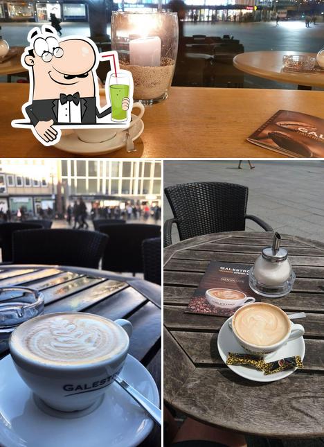 Genießt ein heißes Getränk im Galestro - Italienische Espressobar Cafebar - Köln Hauptbahnhof