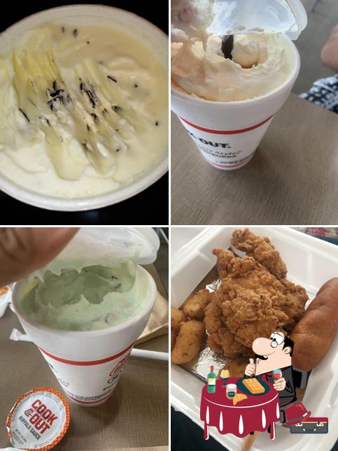 Cook Out provides a number of sweet dishes