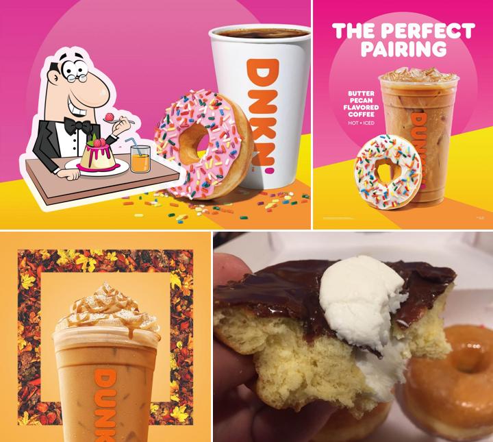 "Dunkin'" представляет гостям большой выбор сладких блюд