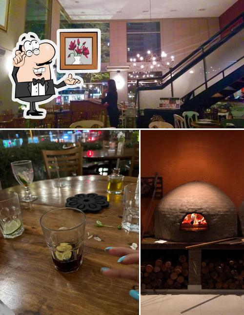 Veja imagens do interior do Famosa Pizza