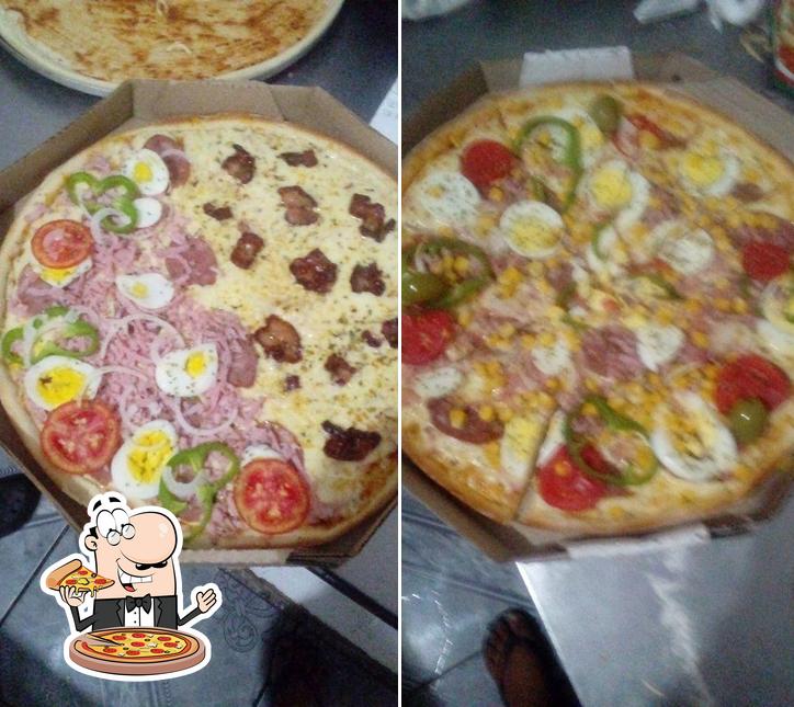 Escolha pizza no COME QUETO