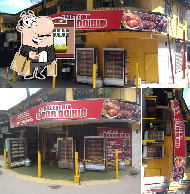 O exterior do Pastelaria Galeteria Sabor do Rio