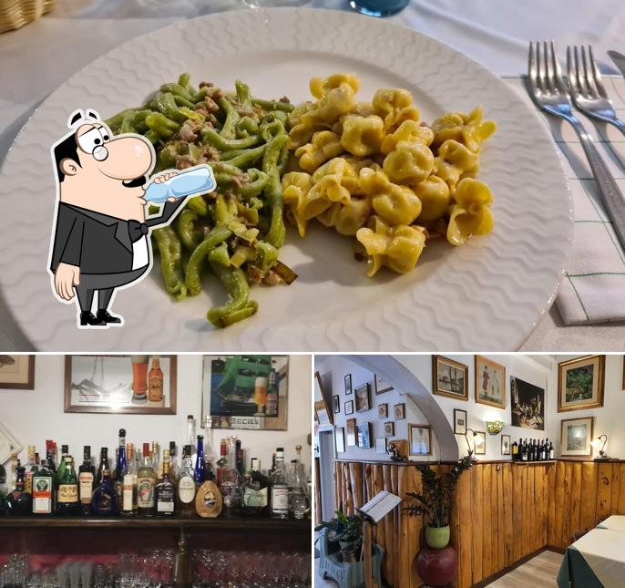 Questa è la immagine che mostra la bevanda e cibo di La Tavernetta di Lumi