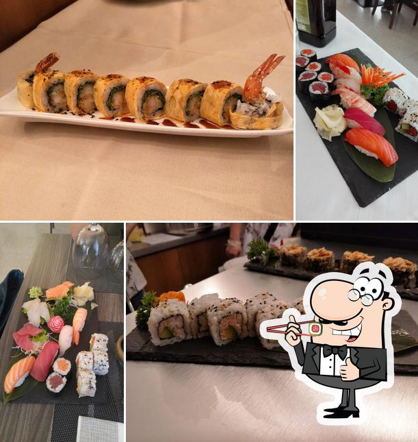 Scegli le diverse opzioni di sushi