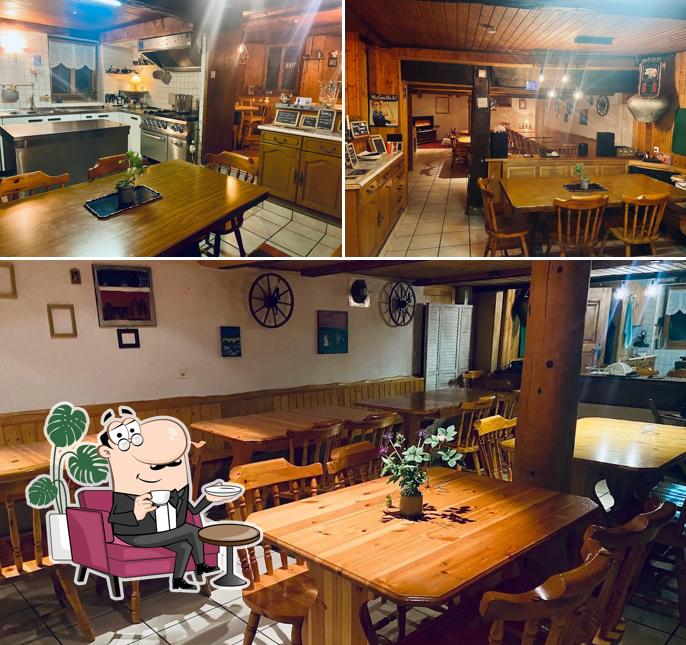 Gli interni di auberge du hameau
